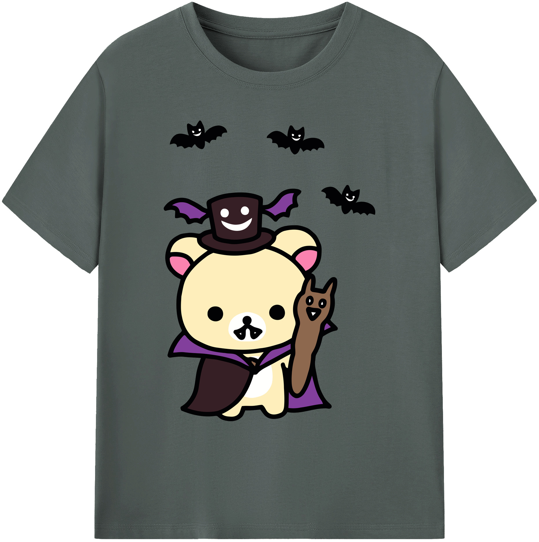 （画像用） リラックマ リラックマ キイロイトリ Rilakkuma Korilakkuma Kiiroitori 綿100％ メンズ半袖Tシャツ｜肌触りやわらか＆通気性